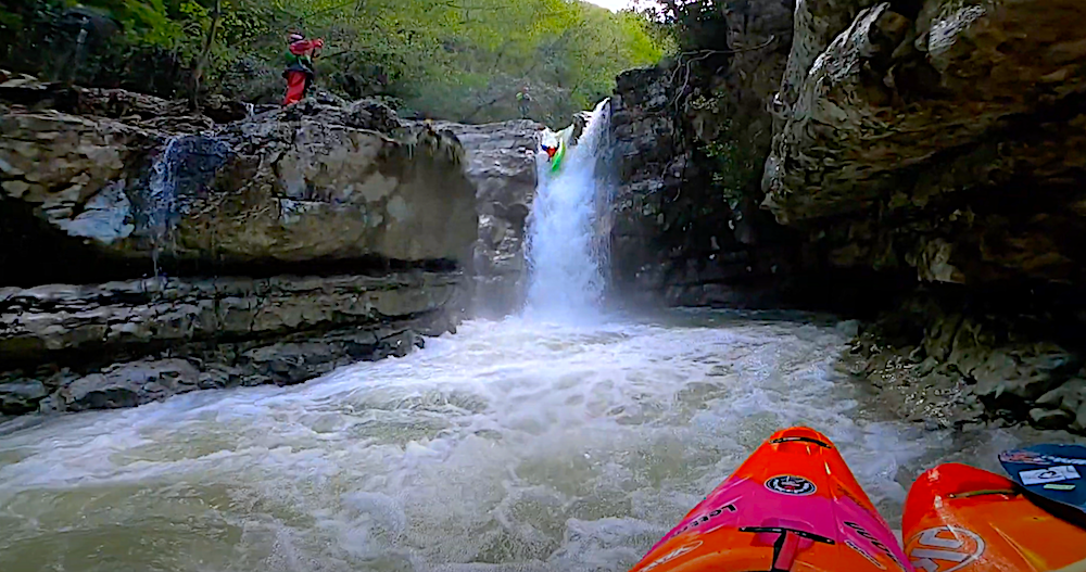 When Storm Alex brought historically heavy rains to South-Eastern France, a group of five French paddlers went on a mission to complete the first descent of the Gorges du Riou on the Cagne River.