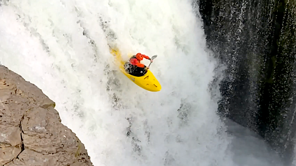 Sean Groestein on Lower Lewis Falls
