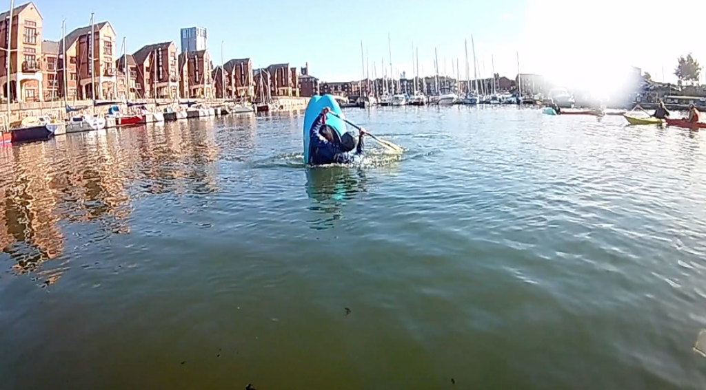 British paddler Harvey Harwood for who 2019 was the first year in a freestyle boat