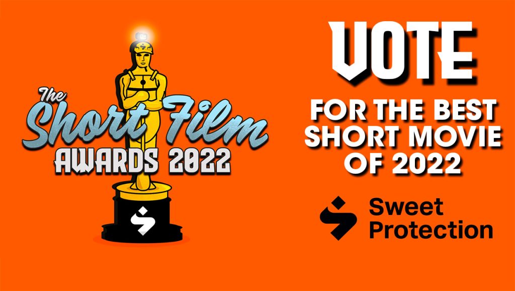 Voting page to vote for the best short whitewater short film of 2022. presented by sweet protection and produced by kayak session magazine.